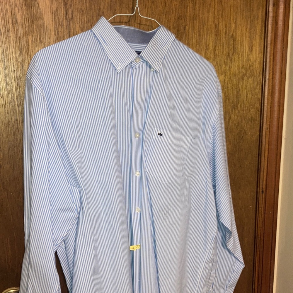 Classic striped button down.